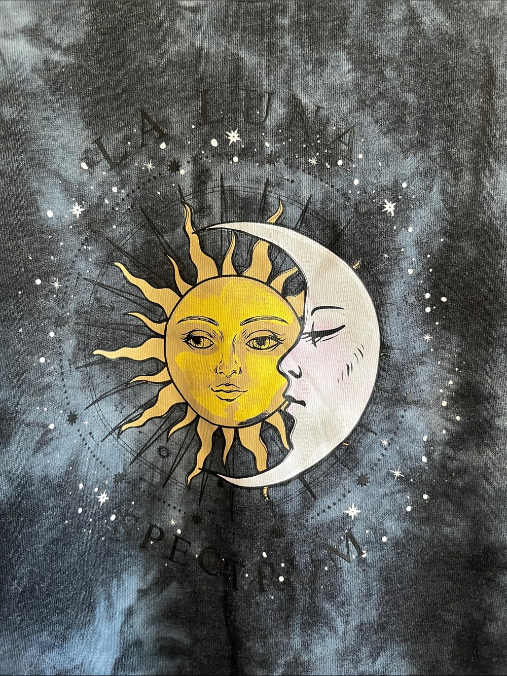Tie-Dye Sun & Moon Sweater Dress - Picture 2 of 3